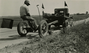 Mowing along a Dane County Road - 1940