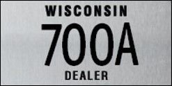Moped Dealer Plate