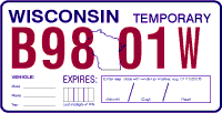 Old temporary plate design