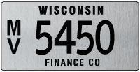 Finance company license plate issue 2011
