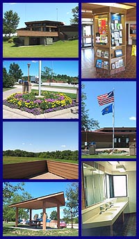 Grant County rest area collage