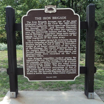 The Iron Brigade Historical Marker