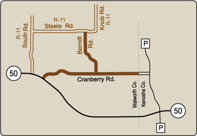 Map of Rustic Road 36