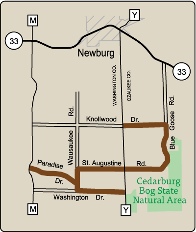 Map of Rustic Road 52