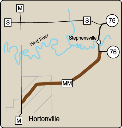 Map of Rustic Road 61
