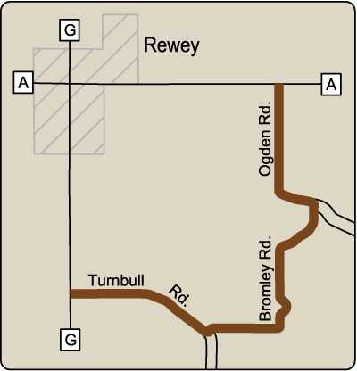 Map of Rustic Road 75