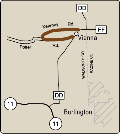Map of Rustic Road 85
