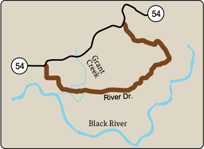 Map of Rustic Road 91