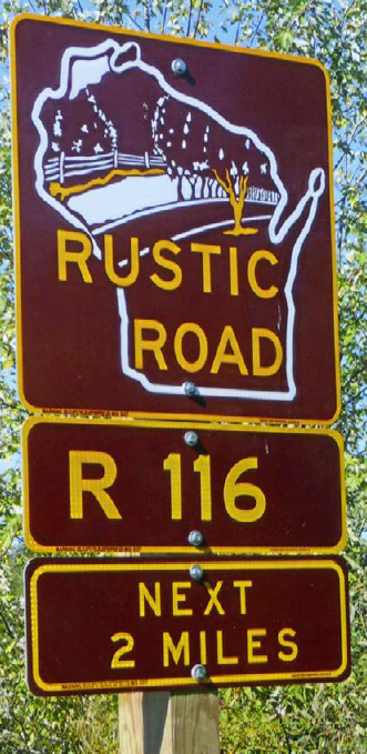 Photo of a Rustic Road sign