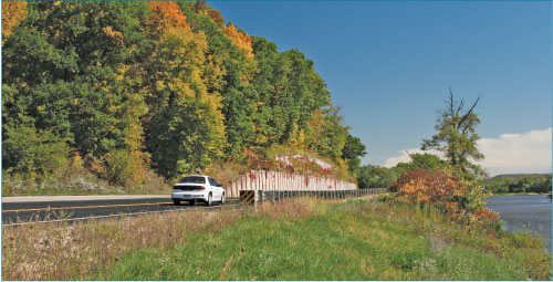 Photo of the Lower Wisconsin River Road