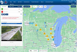 511 Wisconsin website providing real-time travel info on Wisconsin roads.; 511WI