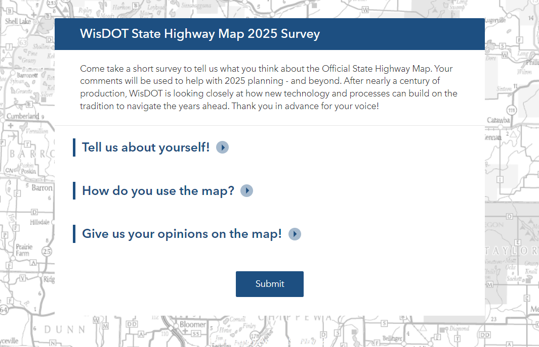State Highway Map Survey