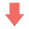 Red down arrow