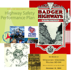 image of collage of many WisDOT publications