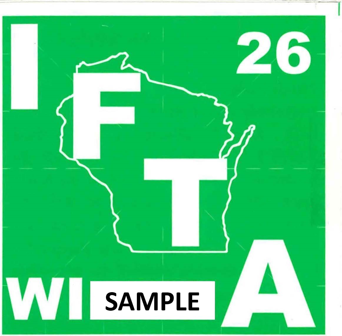 2026 Wisconsin IFTA Decal
