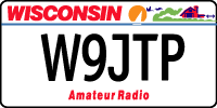 Amateur radio license plate
