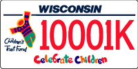 Past Celebrate Children license plate