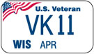 U.S. veteran motorcycle - Current design issued in 2003.