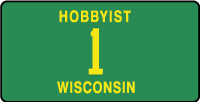 Hobbyist license plate.