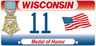 Medal of honor license plate 