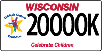 Celebrate children license plate