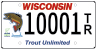 Trout Unlimited license plate​