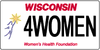 Wisconsin Women's  Health Foundation license plate.