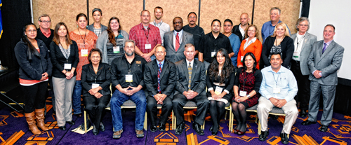 Large group of people that comprise the Inter-tribal task force