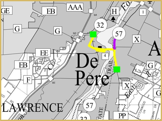 De Pere Map