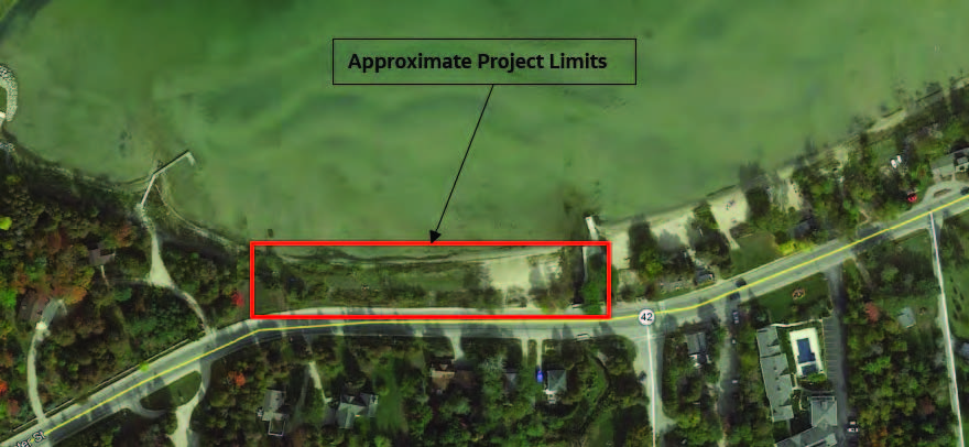 Map of approximate project limits