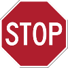 stop sign image