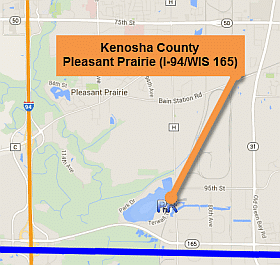 Kenosha County park and ride lot Pleasant Prairie (WIS 165/Terwall Terrace) #3030
