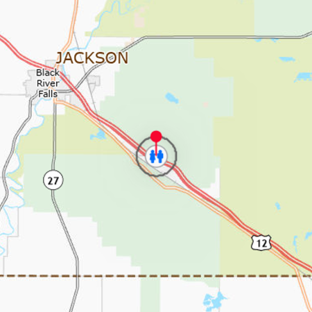 Wisconsin Department of Transportation I-94 westbound - Black River