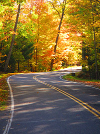Fall photo of Rustic Road 60 taken by J.H. Arnold