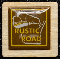 Rustic Road Lapel Pin