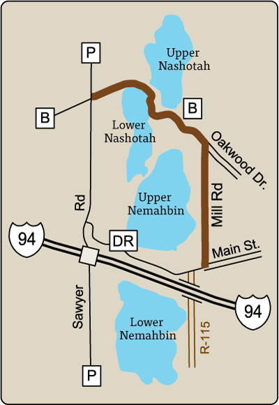 Map of Rustic Road 10