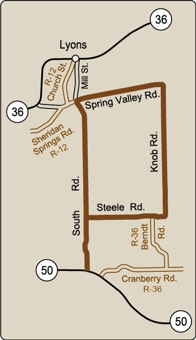 Map of Rustic Road 11