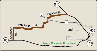Map of Rustic Road 110
