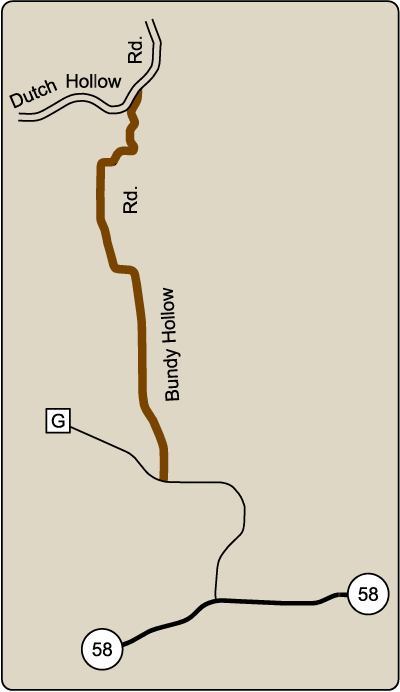Map of Rustic Road 112