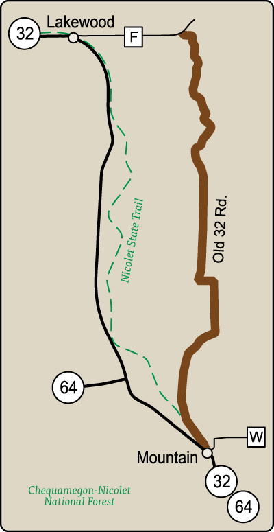 Map of Rustic Road 113