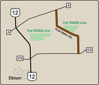 Map of Rustic Road 120