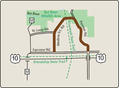 Map of Rustic Road 123
