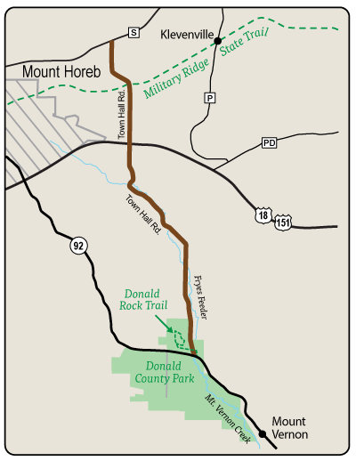 Map of Rustic Road 124