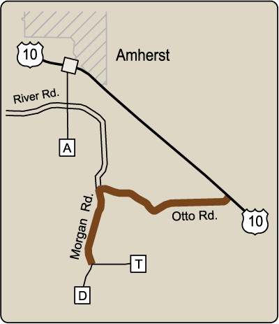 Map of Rustic Road 17