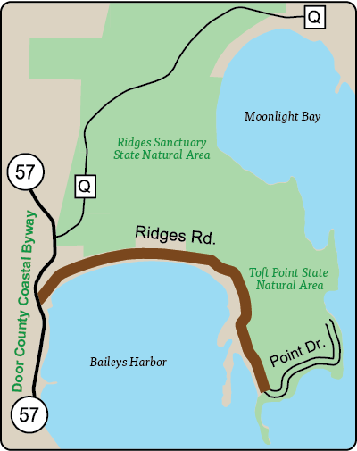 Map of Rustic Road 39