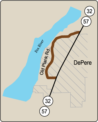 Map of Rustic Road 46