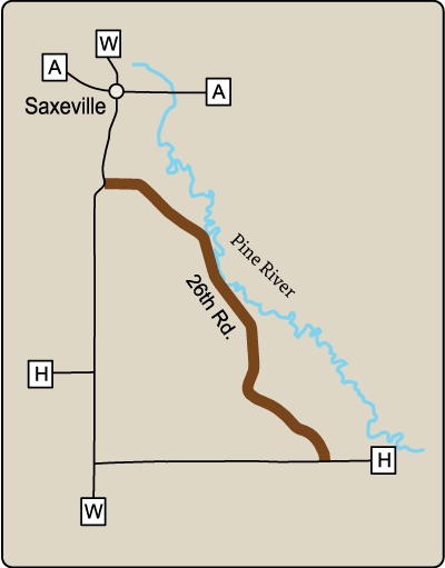 Map of Rustic Road 48