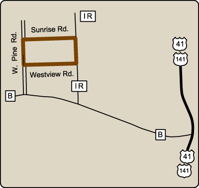 Map of Rustic Road 8