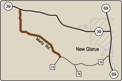 Map of Rustic Road 81