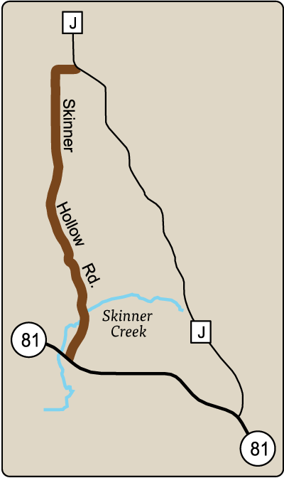 Map of Rustic Road 94